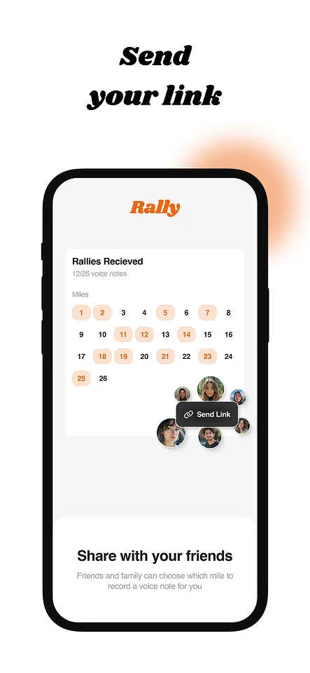 Rally- Voice Notes on Race Day