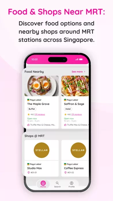 WINK+ MRT Map, Bus, Food Deals