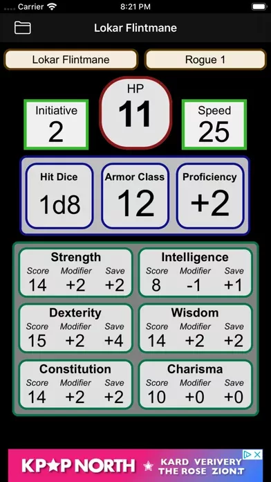 Fifth Edition Character Sheet