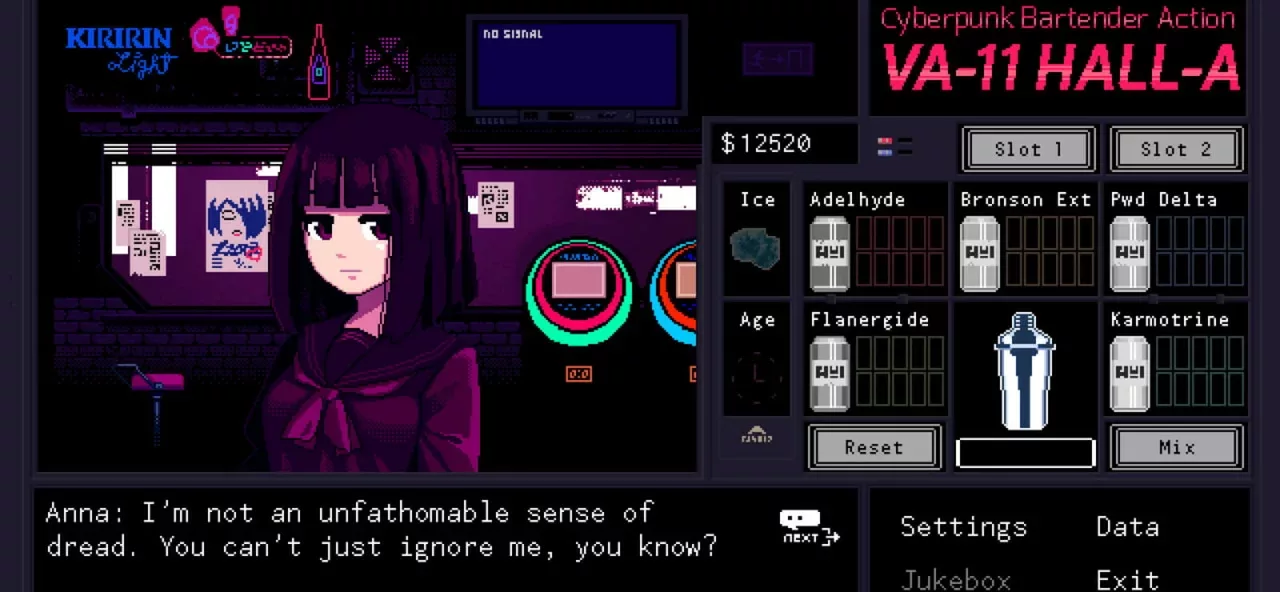 VA-11 Hall-A: Cyberpunk Bartender Action