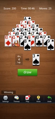 Pyramid Solitaire Classic Card