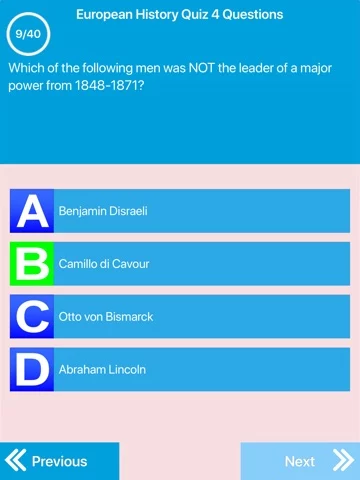 European History Quiz