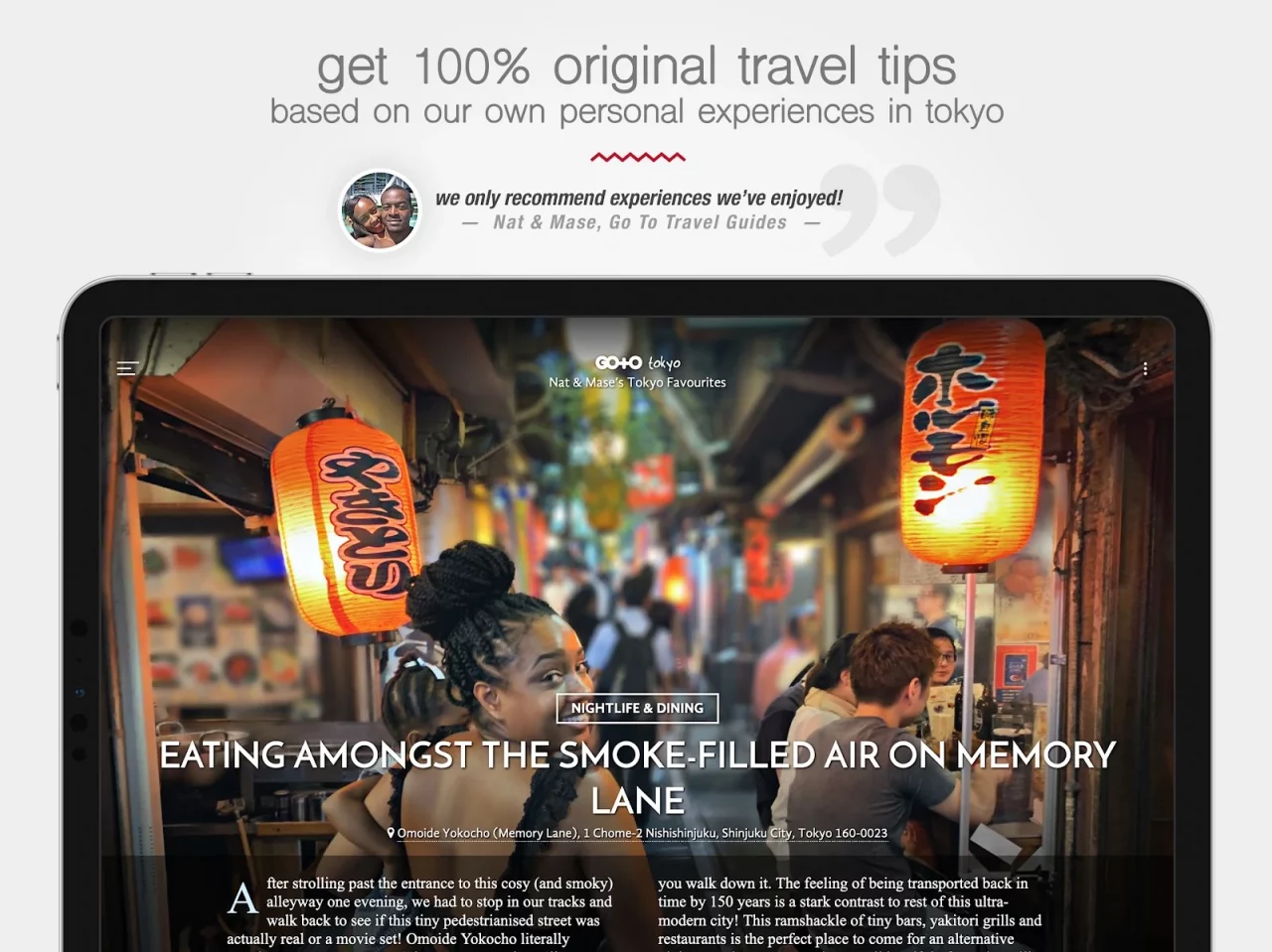 Tokyo Travel Guide & Planner