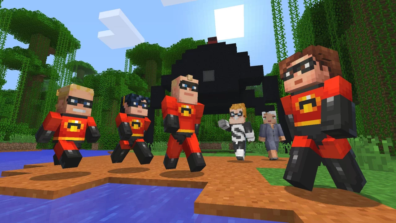 Minecraft The Incredibles Skin Pack