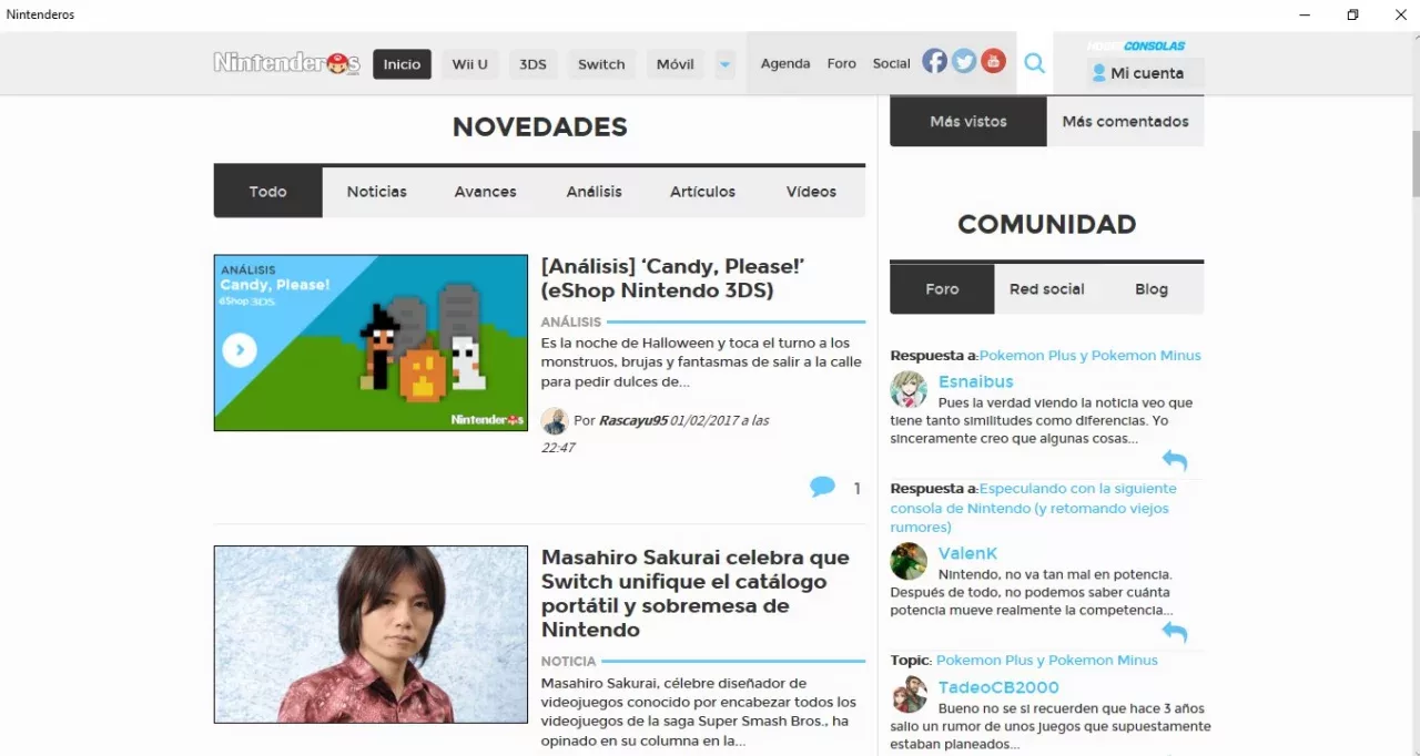 Nintenderos UWP