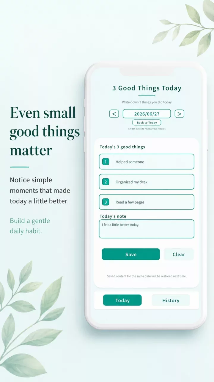3 Good Things Today