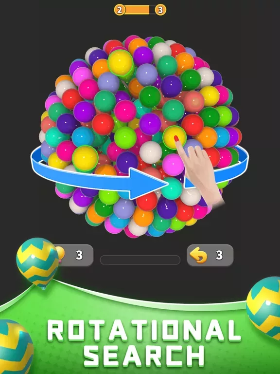 Balloon Master 3D: Три в ряд