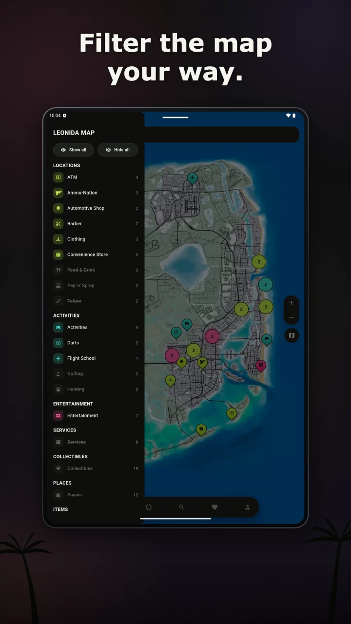 GTA 6 Map & Collectibles