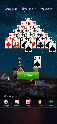 Pyramid Solitaire Classic Card