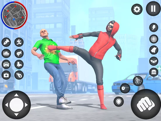 Spider Rope Hero Fighter Game