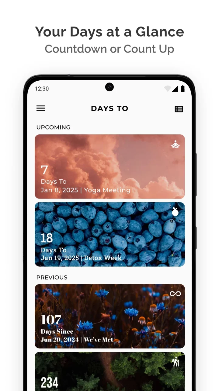 Days To | Countdown