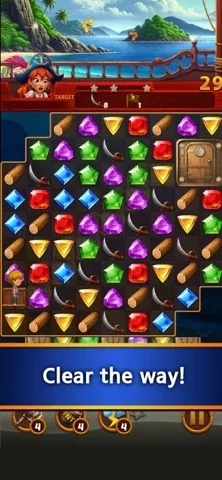 Jewels Uncharted:Match3 Puzzle