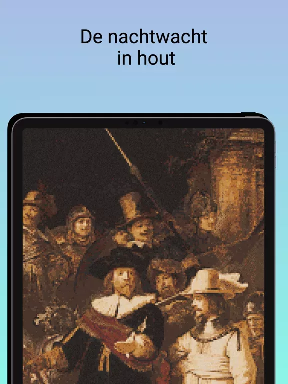 De Nachtwacht in hout