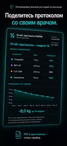 Halflife - Пептид GLP-1 Трекер