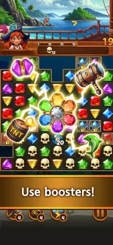 Jewels Uncharted:Match3 Puzzle