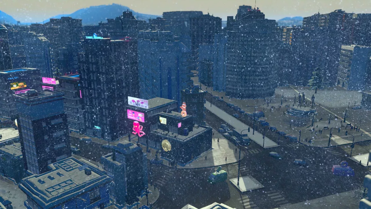 Cities Skylines - Snowfall