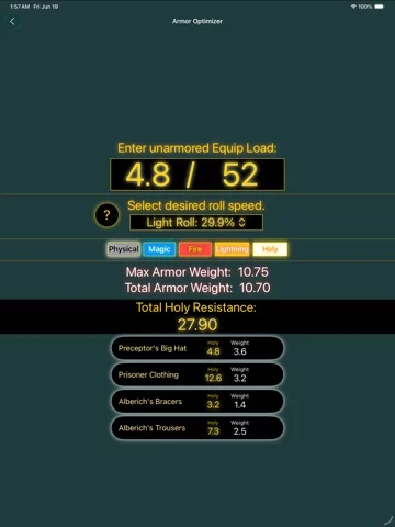 Elden Ring Armor Optimizer