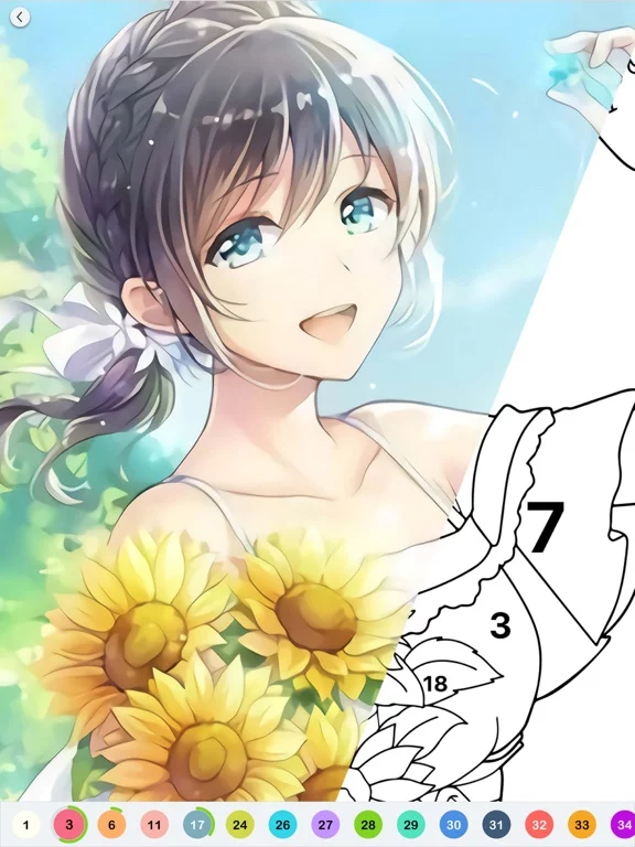 Anime Paint - Color By Number