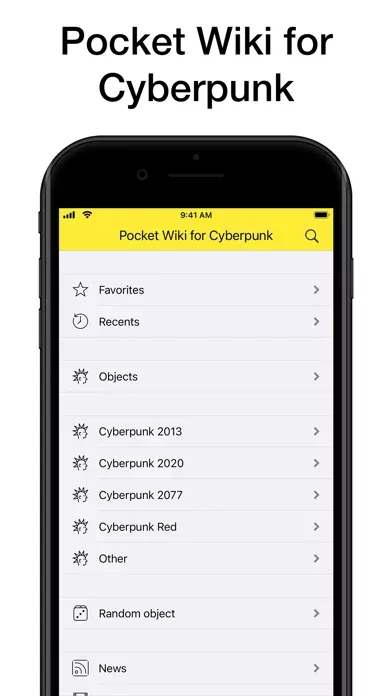 Pocket Wiki for Cyberpunk 2077