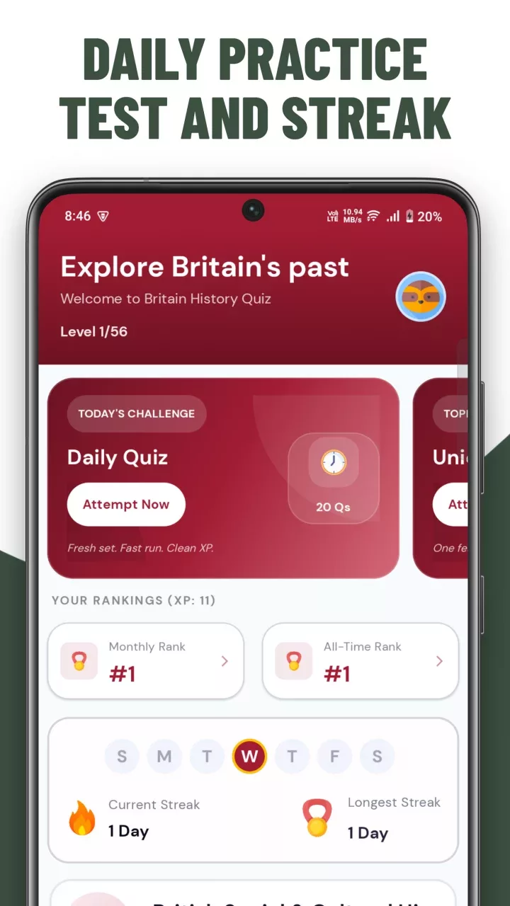 Britain History Quiz Practice