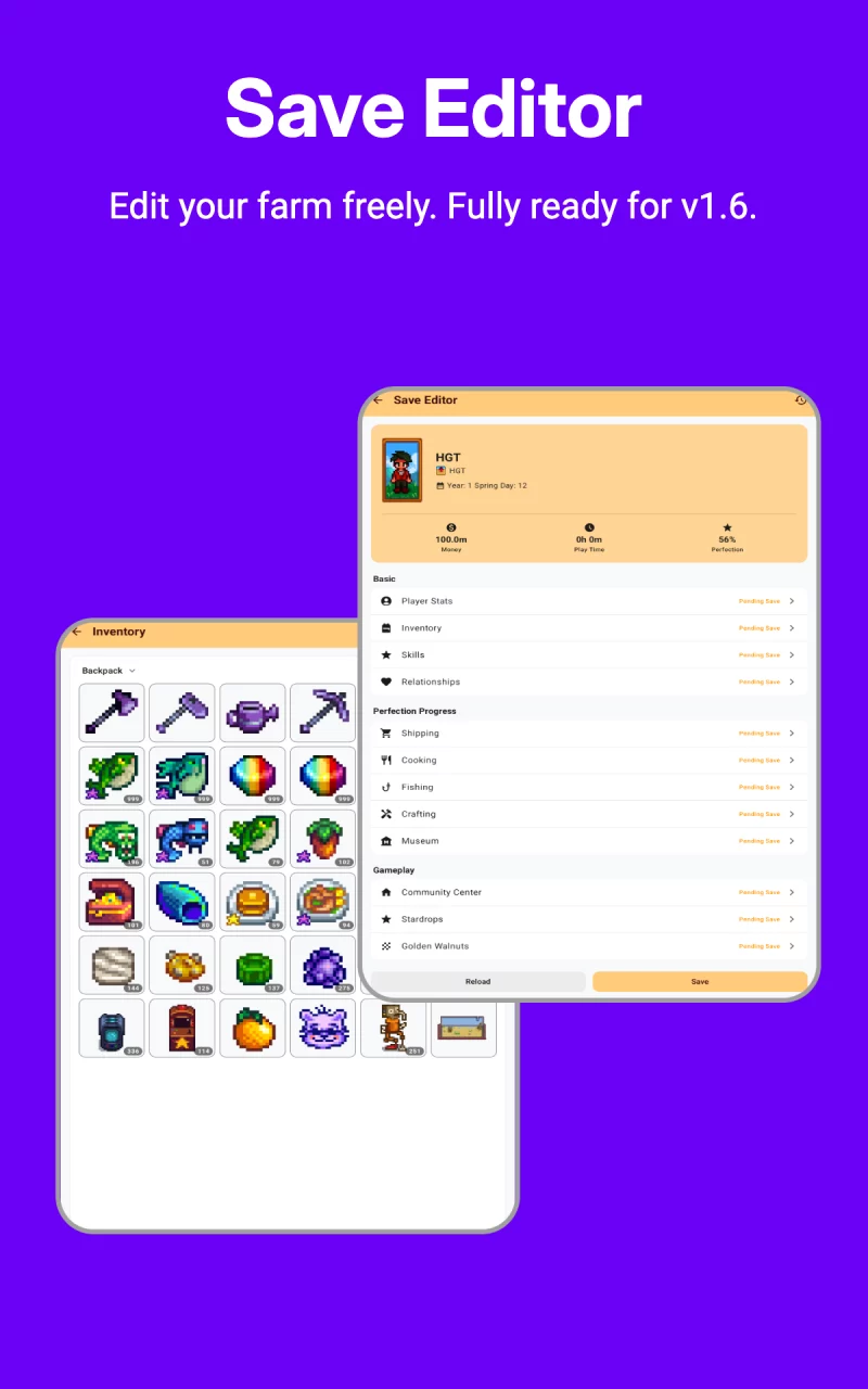 Save Editor for Stardew Valley