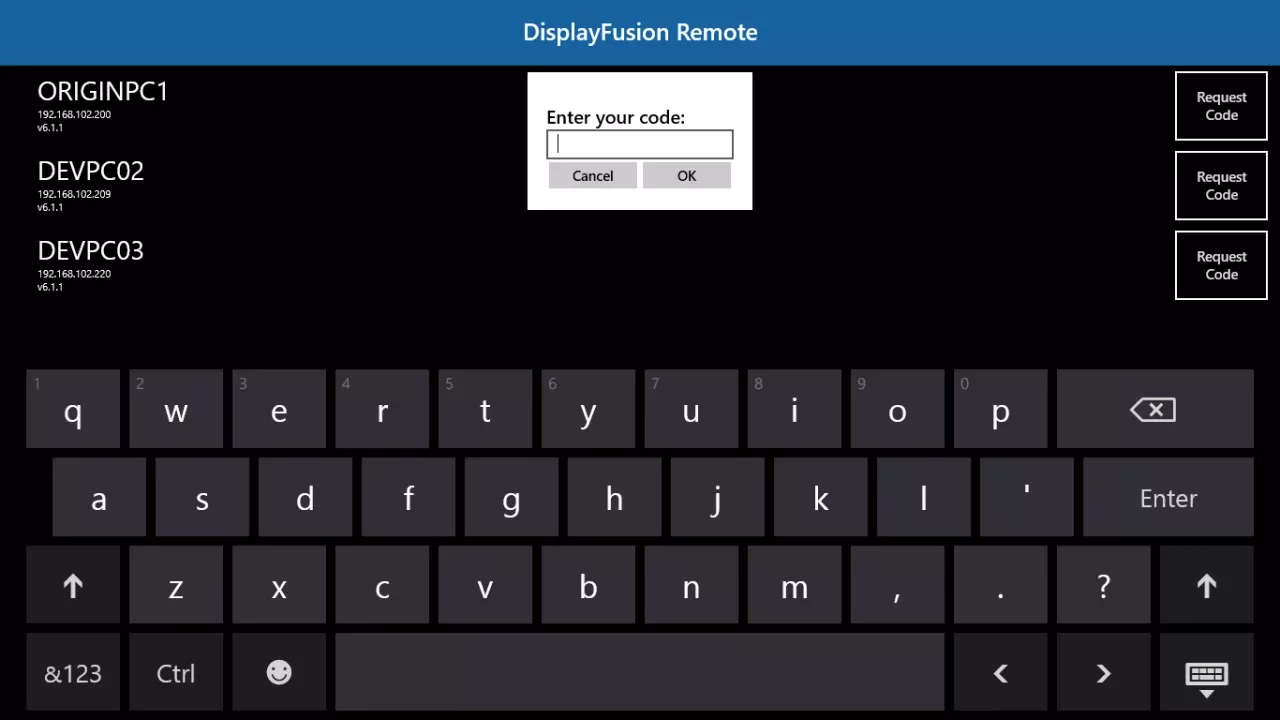 DisplayFusion Remote