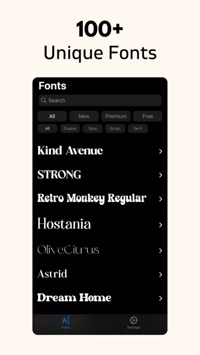 Fonts for Procreate+