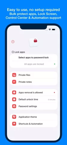 AppLocker • Passcode lock apps