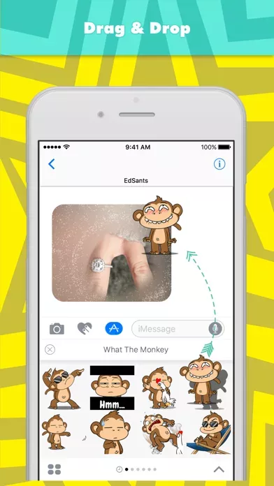 What The Monkey stickers