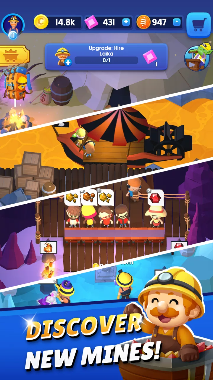 Idle Mine! Tycoon Mining Game