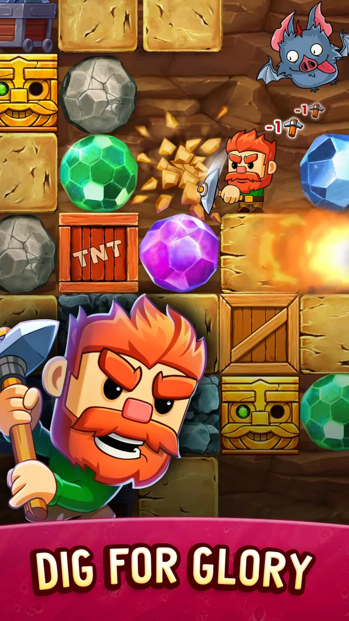 Dig out! Gold Mine Game