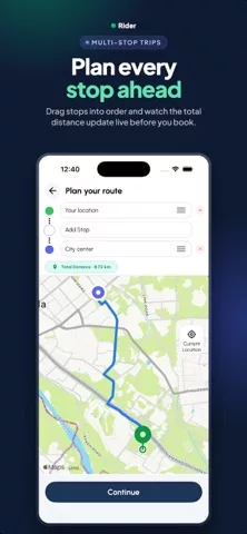 HireMe - Taxi Booking App