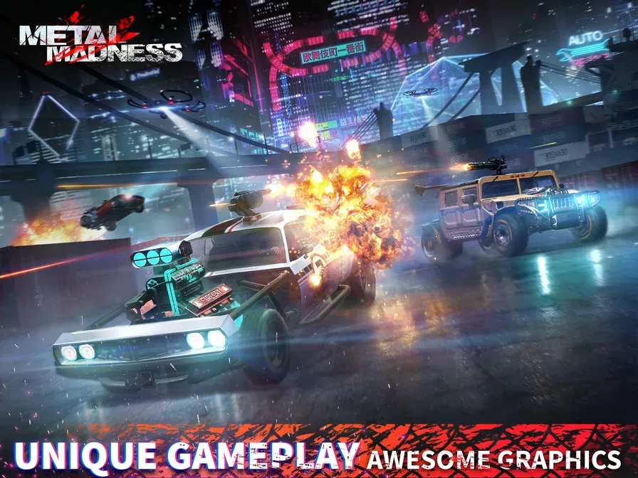 METAL MADNESS PvP: Car Shooter