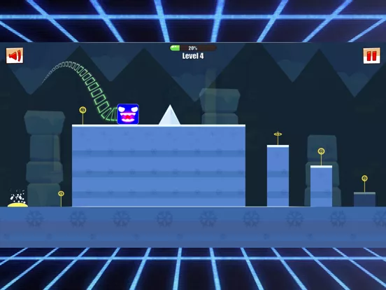 Square Dash GeoMetry jump fast