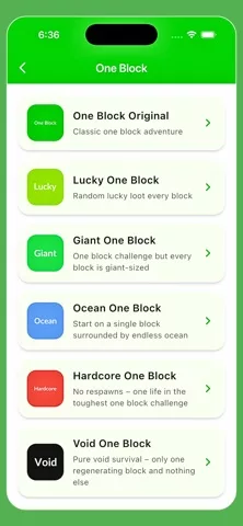 One Block : Maps for Minecraft