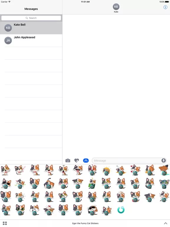 Egor the Funny Cat Stickers