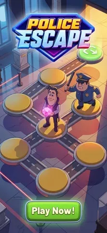 Police Escape! Match Villains