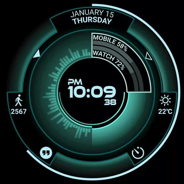 Atomic Watch Face