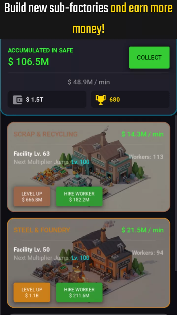 Auto Factory Tycoon: Car Maker