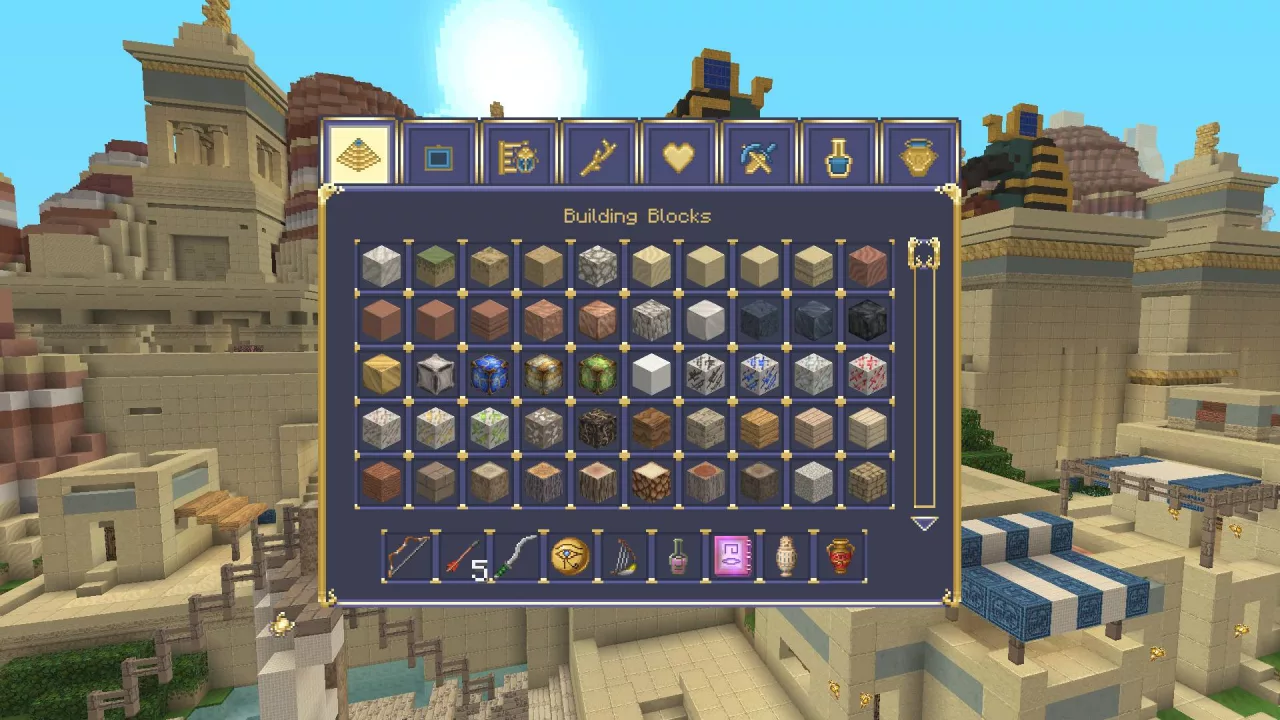 Minecraft Egyptian Mythology Mash-up