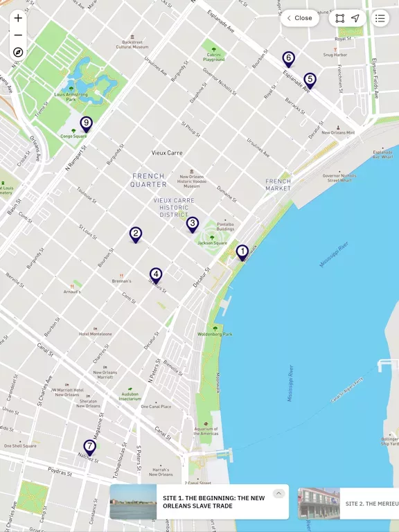 New Orleans Slave Trade App