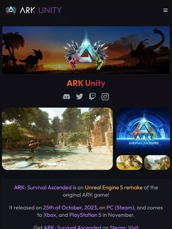 ARK Unity for ASA