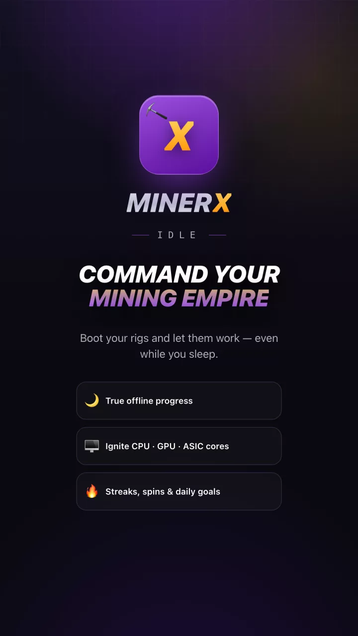 MinerX: Idle Mining Empire