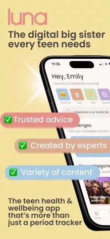 luna: teen health & period app