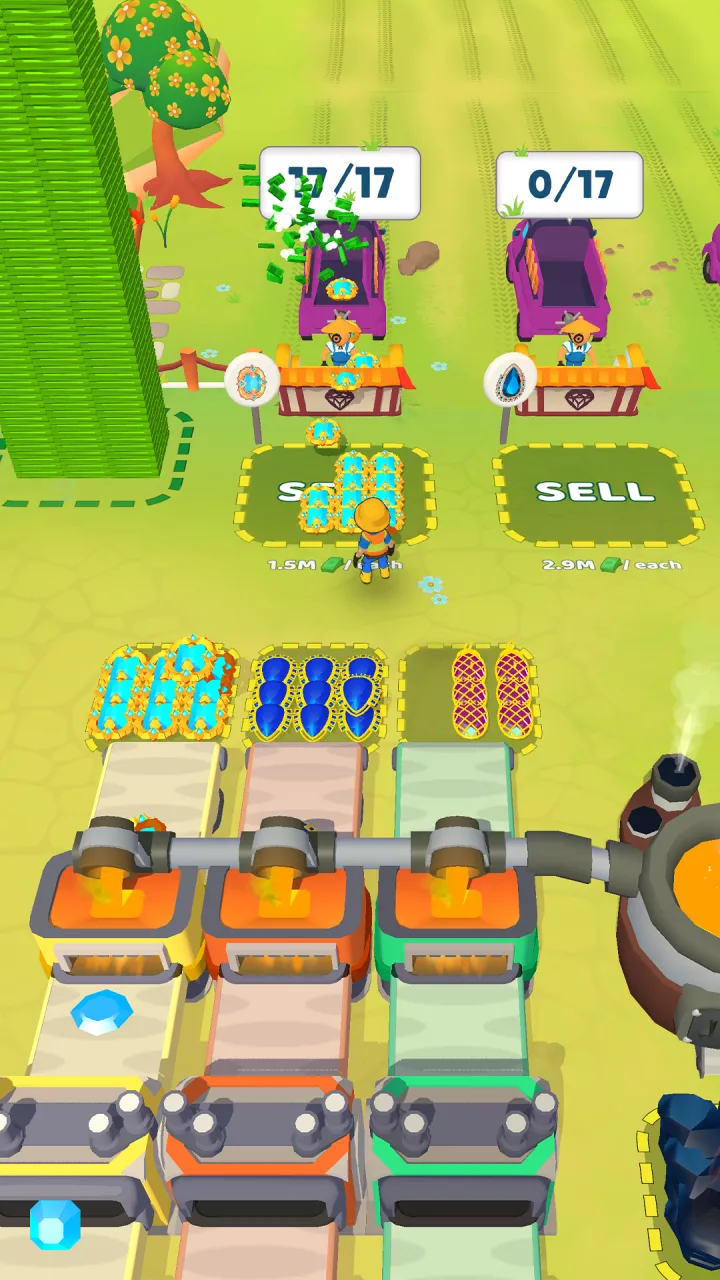 Drill & Collect: idle mine dig