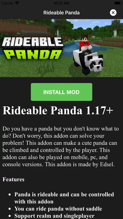 Addons for Minecraft ‣