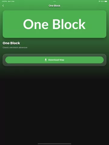 One Block : Maps for Minecraft