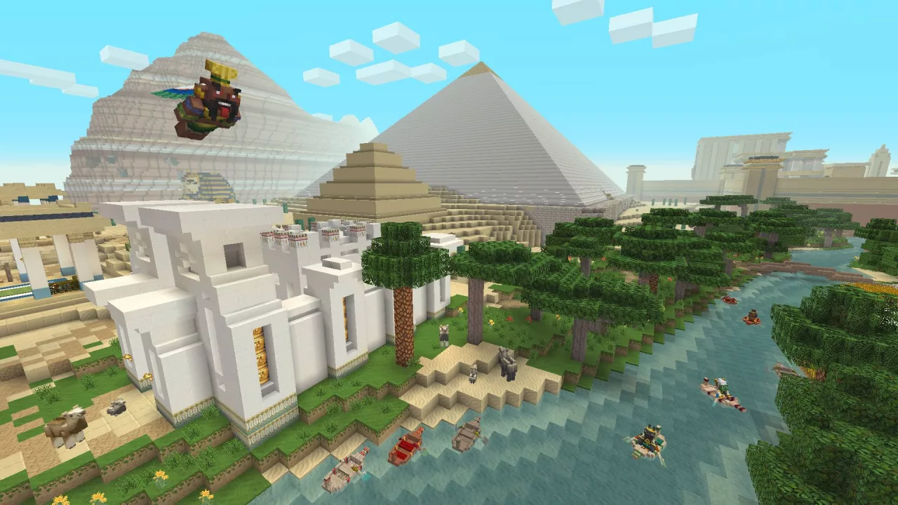 Minecraft Egyptian Mythology Mash-up