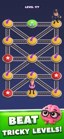 Police Escape! Match Villains