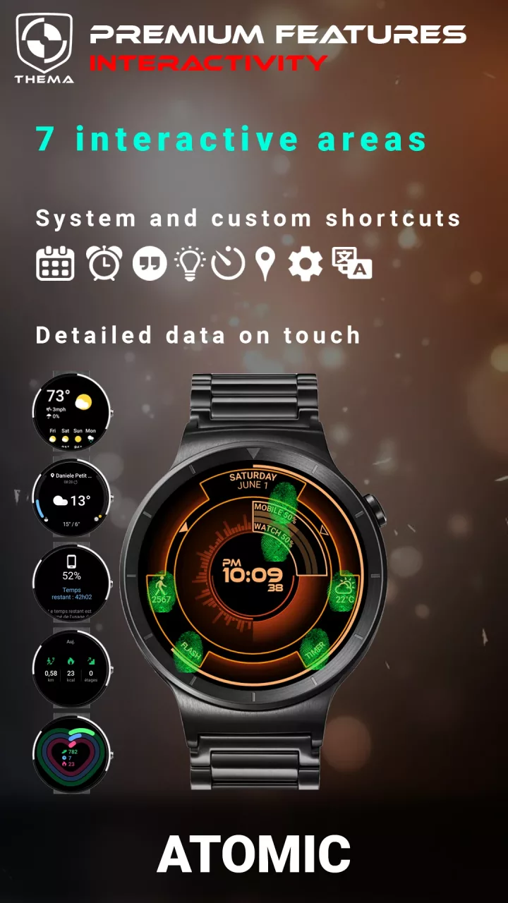Atomic Watch Face